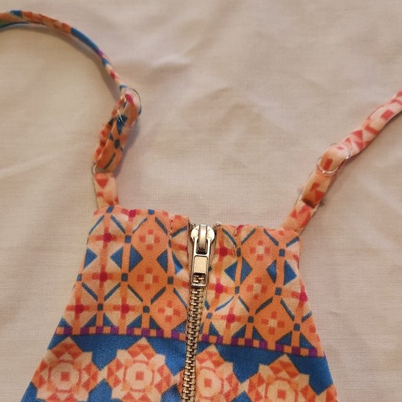 Everly Boho Striped Adjustable Spaghetti Strap Mini Dress Size Small - Picture 10 of 12